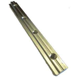 Nutenstein Verbinder 180 mm mit M8 Gewindebohrung